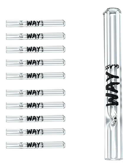 Piteira de Vidro – Pequena — Way – 4mm x 5cm