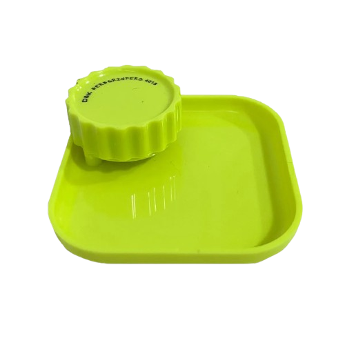 Dichavador Com Bandeja — Plastico com Bandeja e dichavador com 2 Partes