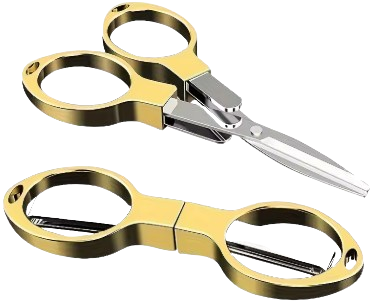 Tesoura Dobrável (Metal) — Cabo de Metal