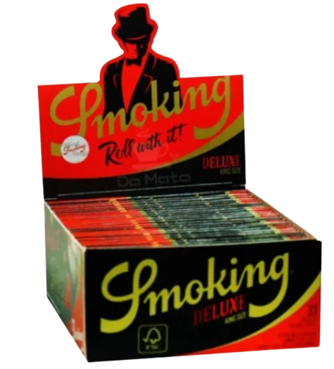 Caixa de Seda Smoking — Caixa fechada com 50 Packs de 33 sedas cada - King Size